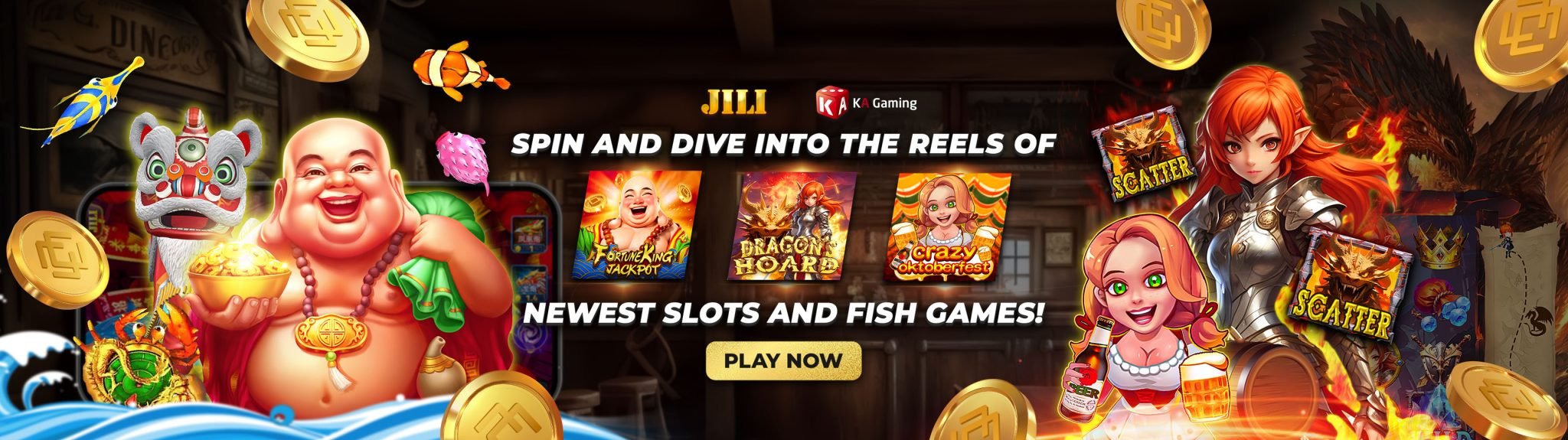 Navigasi mobile untuk Naga Keberuntungan